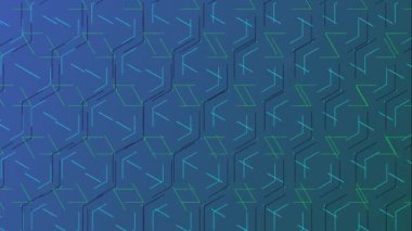 Mavi Dikdörtgenin Karmaşık Desenli Arkaplan Rengi