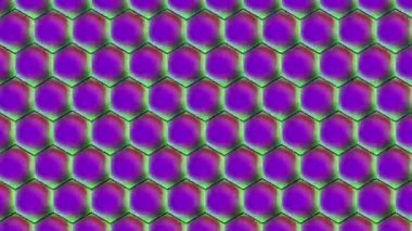 Pembe Çokgenin Soyut Gradyan Arkaplan Rengi Canlandırılıyor