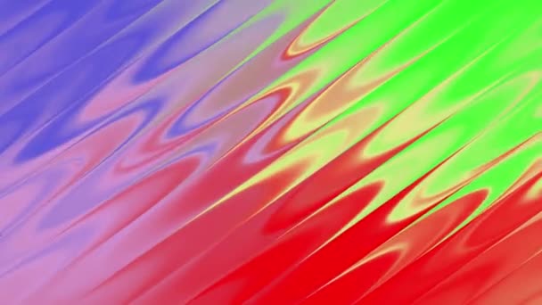 Liquid Gradient Wave Background With Lines of Red Color — ストック動画