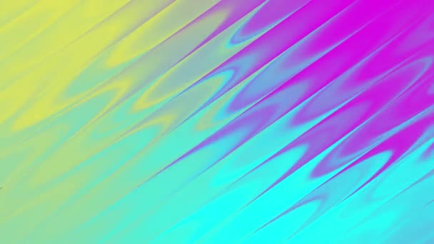 Liquid Gradient Wave Background With Lines of Sky Color — Vídeo de Stock