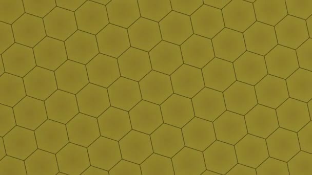 Градієнтний фон з OF багатокутник жовтого кольору — стокове відео