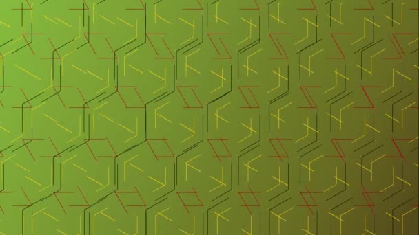 Patrón complejo Color de fondo con de rectángulo de pino — Vídeos de Stock