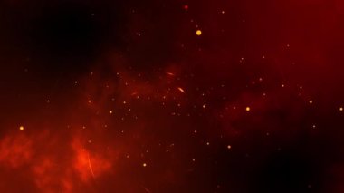 Gold particles Animation Seamless Purple Motion Dots
