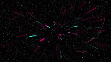 Bokeh Pembe Arkaplan Kabarcığı Ekranda Hareket Ediyor