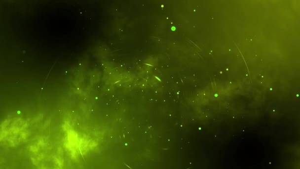 金粒子动画无缝线紫色运动点 — 图库视频影像