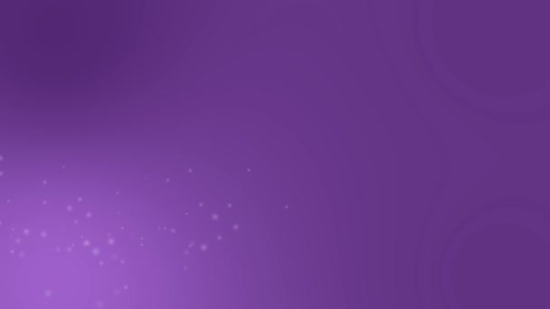 Bokeh Fondo Púrpura Burbuja Moviéndose Pantalla — Vídeo de stock