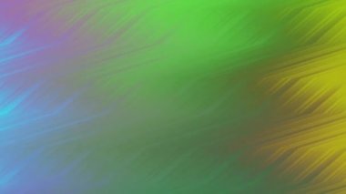 Gradyan Dalgalar Ekranda Yeşil Hareket Ediyor