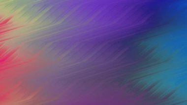 Gradyan Dalgaları Mavi Ekranda Hareket Ediyor