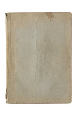 eski kitap kapağı üzerinde beyaz izole