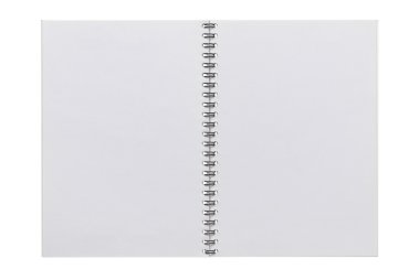 Beyaz üzerine izole edilmiş açık dizüstü bilgisayar