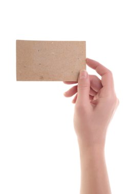 kadınların elini tutarak boş kartı