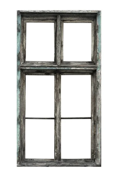 Fenster isoliert auf weiß — Stockfoto