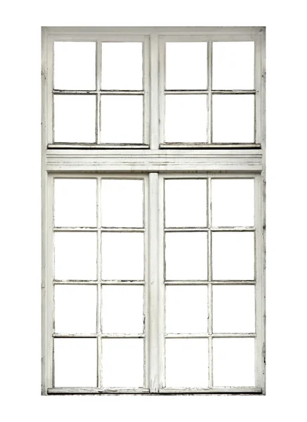 Window isolated on white — Stock Photo, Image