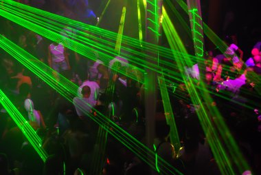 soyut lazer ışığı