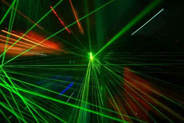 Luz laser abstrata — Fotografia de Stock