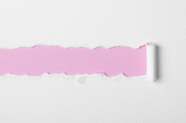 beyaz yırtık kağıt