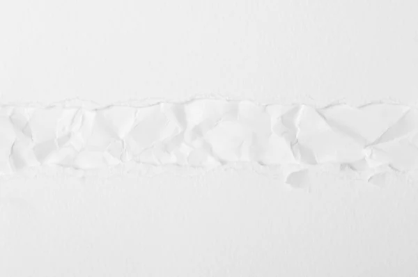 Papier blanc déchiré — Photo