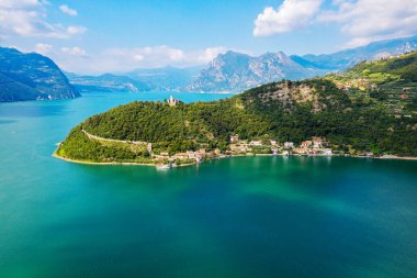 Valmalenco, Palu Gölü 'nün havadan görünüşü.