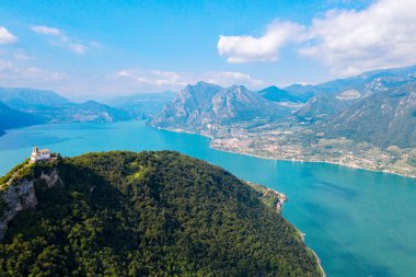 Valmalenco, Palu Gölü 'nün havadan görünüşü.