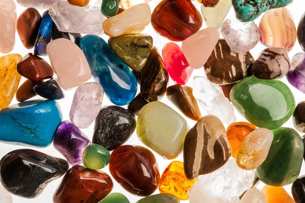 Pedras preciosas semi-preciosas — Fotografia de Stock
