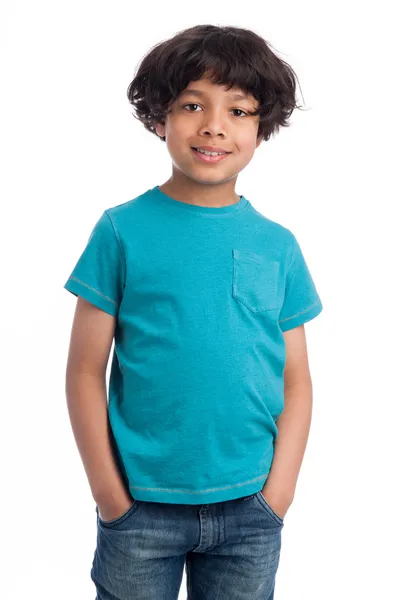 Cute Mixed Race Boy. — Stock Photo, Image