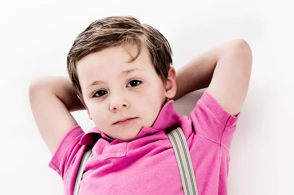 Handsome Young Boy Looking to Camera. — Stock Photo, Image