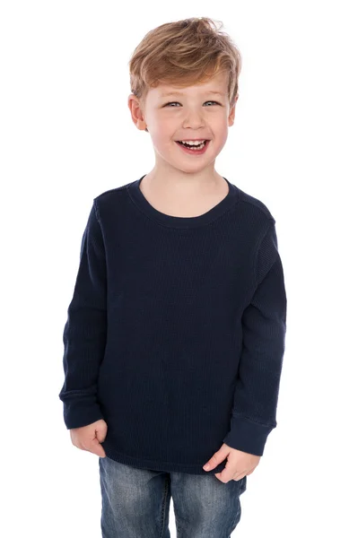 Smiling boy in casual cloths. — Stock Photo, Image