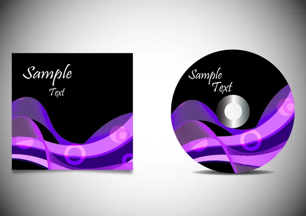 Copertina CD & CD — Vettoriale Stock