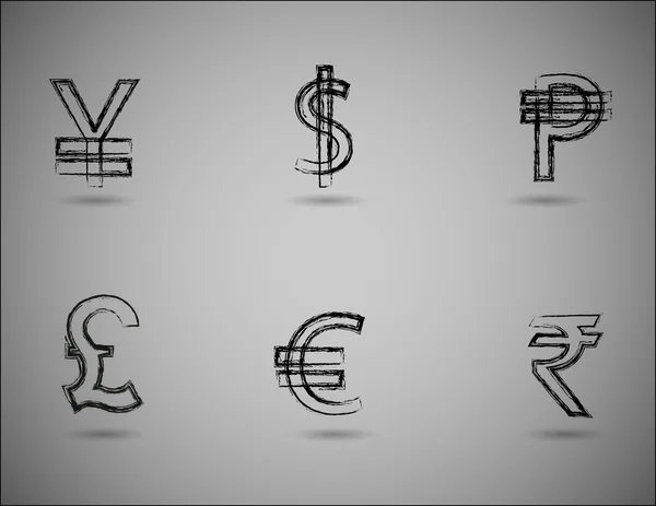 Valuta pictogram — Stockvector