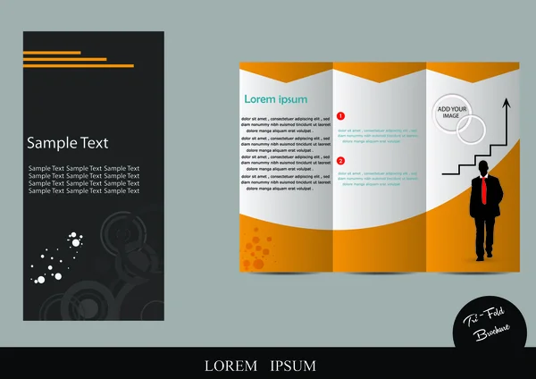 Brochure template design — Stock Vector