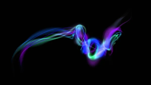 Beautiful Abstract Cosmic Light Rays Background Cosmic Magic Neon Mystical — Stockfoto
