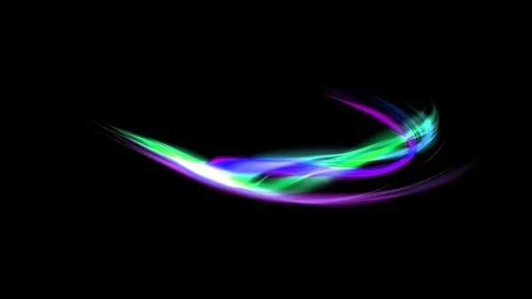 Beautiful Abstract Cosmic Light Rays Background Cosmic Magic Neon Mystical — 스톡 사진