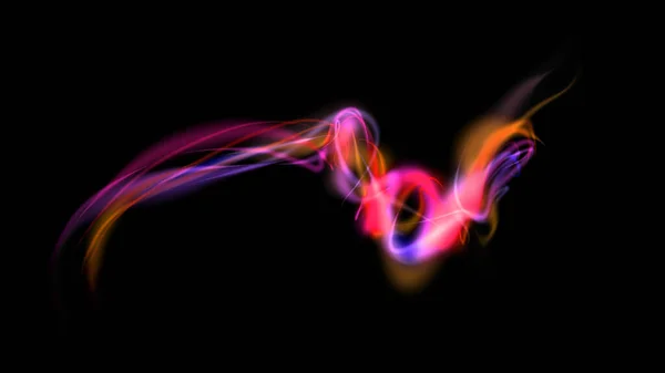 Beautiful Abstract Cosmic Light Rays Background Cosmic Magic Neon Mystical — Stock Fotó