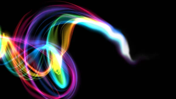 Beautiful Abstract Cosmic Light Rays Background Cosmic Magic Neon Mystical — 스톡 사진