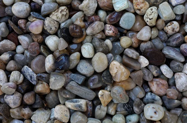 background of semi-precious stones and pebbles
