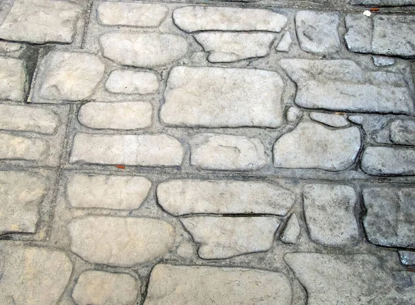 Linien Formen Und Farben Machen Diese Steinterrasse Einer Schönen Textur — Stockfoto