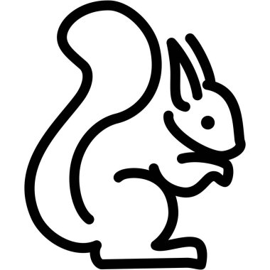 Bir satır simgesi sincap