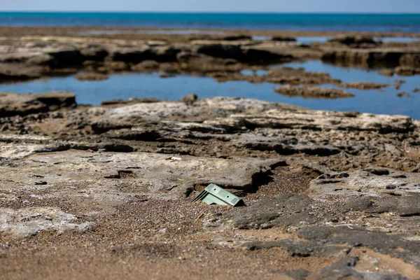 Contaminación Ambiental Las Playas — Foto de Stock