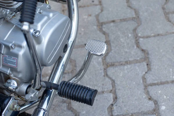 Чорні Педалі Мотоцикла Зчеплення — стокове фото