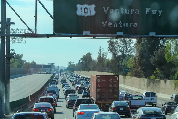 Los Angeles Usa 2014 Los Angeles City Roads Ventura Road — Stock Photo, Image