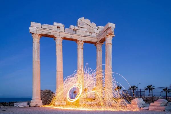 Antica Città Tempio Apollo Manavgat Turchia — Foto Stock