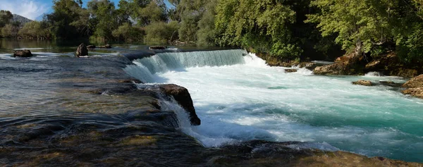 Manavgat Vízesés Antalya Törökország — Stock Fotó