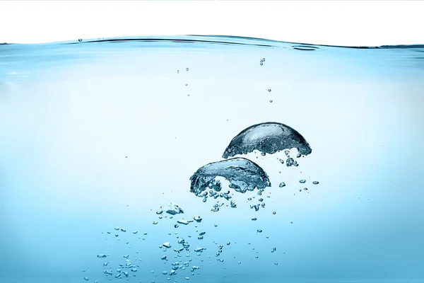 Bubliny kyslíku. zdravé sladké vody — Stock fotografie
