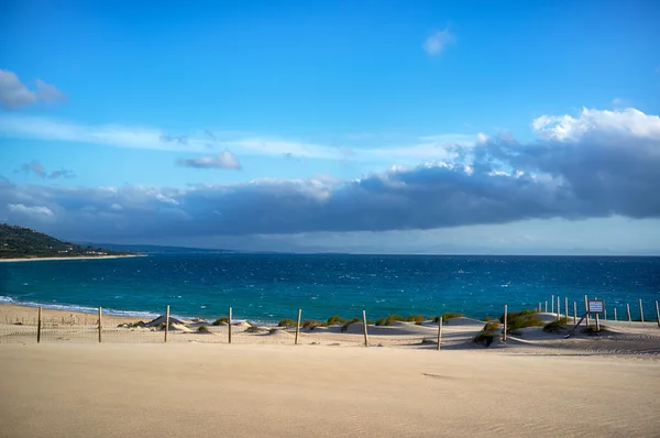 Valdevaqueros plaj. Tarifa, cadiz, İspanya — Stok fotoğraf