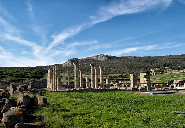 Baelo claudia ruiny rzymskie. Tarifa, Andaluzja, Hiszpania — Zdjęcie stockowe