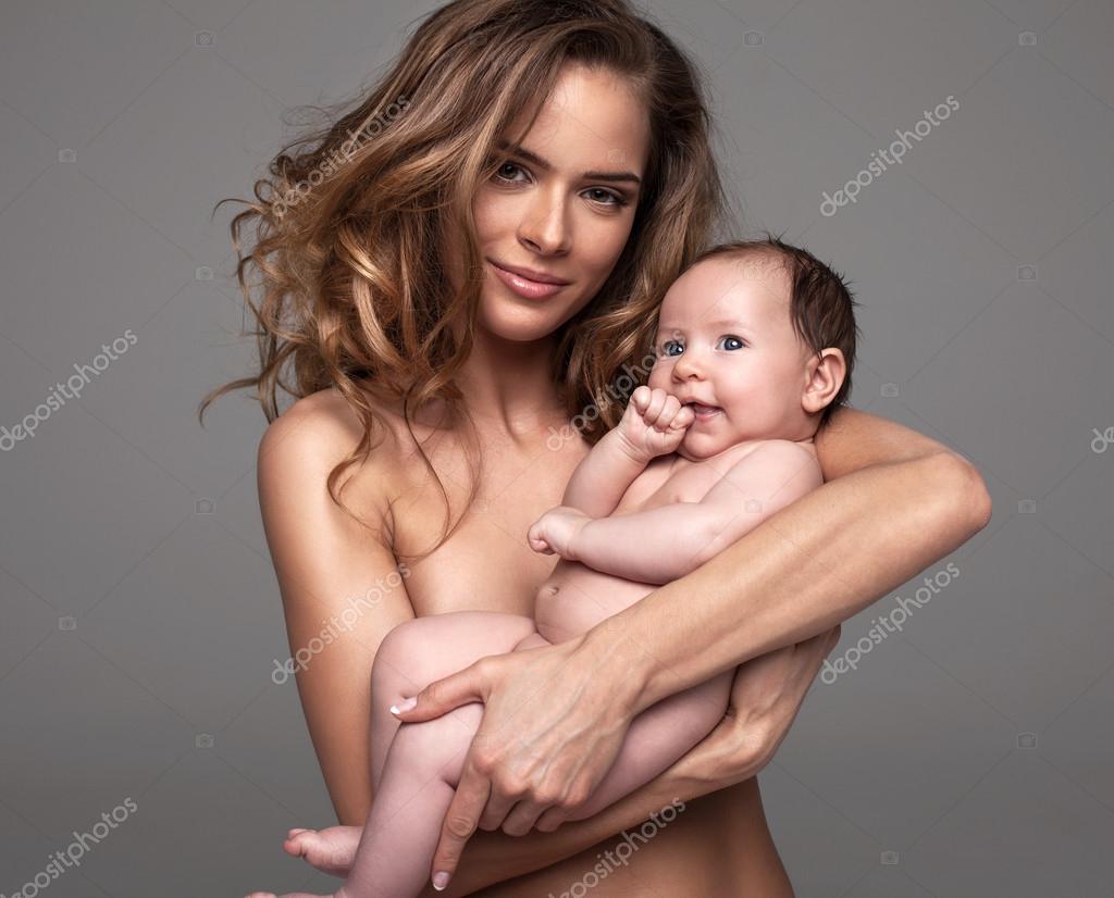 Beautiful Baby With Mother Posing In Studio Stock Photo By C Kiuikson Beautiful Baby With Mother Posing In Studio Stock Photo By C Kiuikson