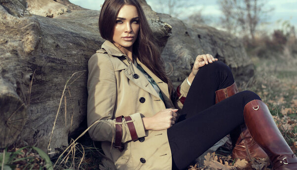 Модница под открытым небом
