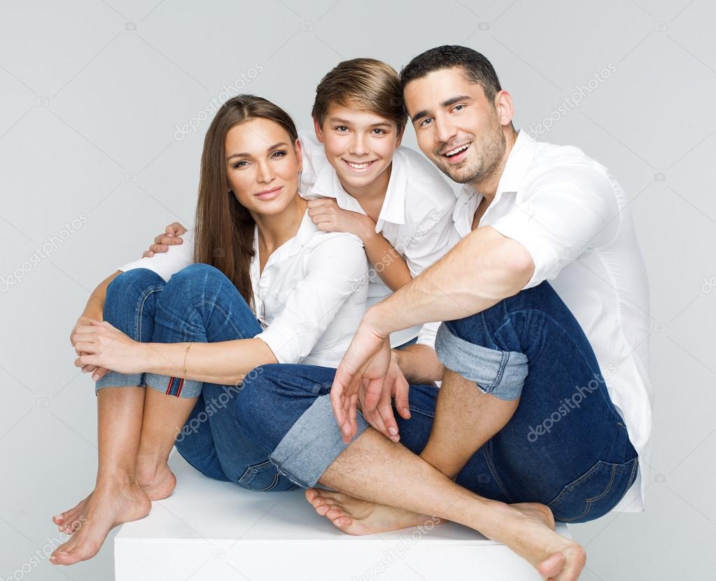 Portrait of a happy family