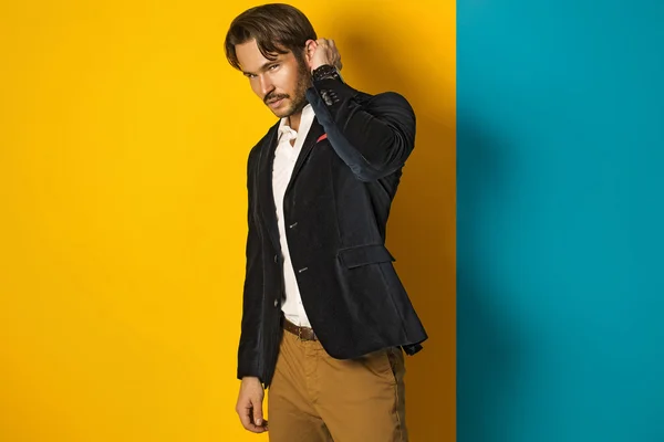 Man wearing jacket — Stock Photo, Image