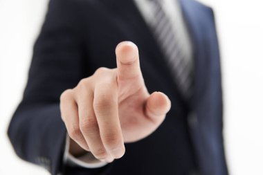 Asyalı bir işadamının elleri